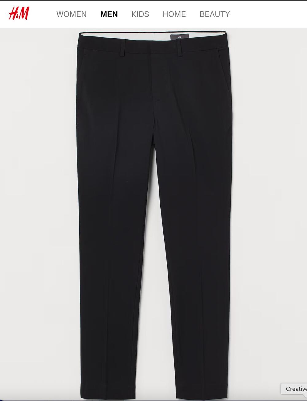 NEW H&M Slim Fit Coupe Work Suit Pants – Men's 32 R